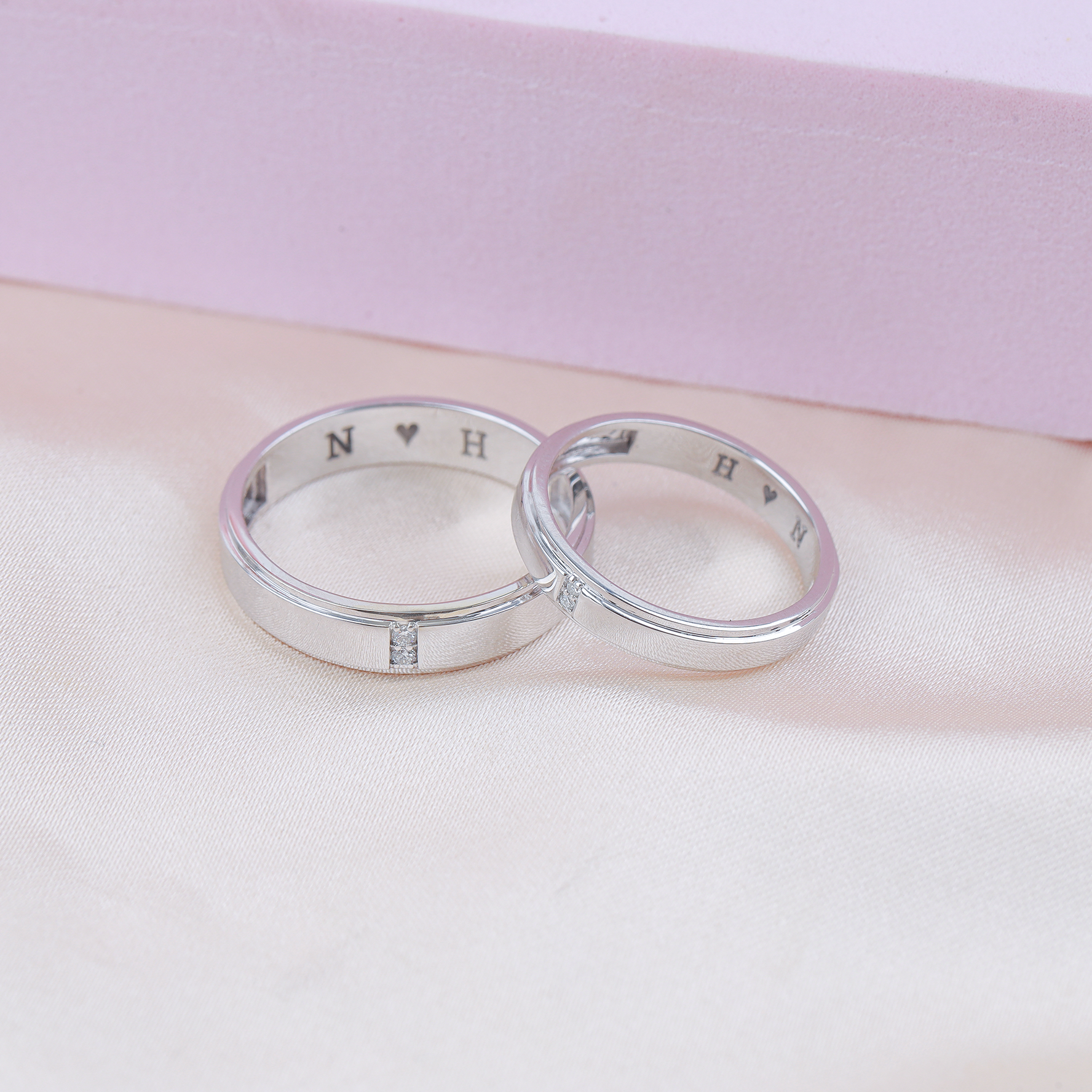 Nhẫn Cưới Kim Cương D10026