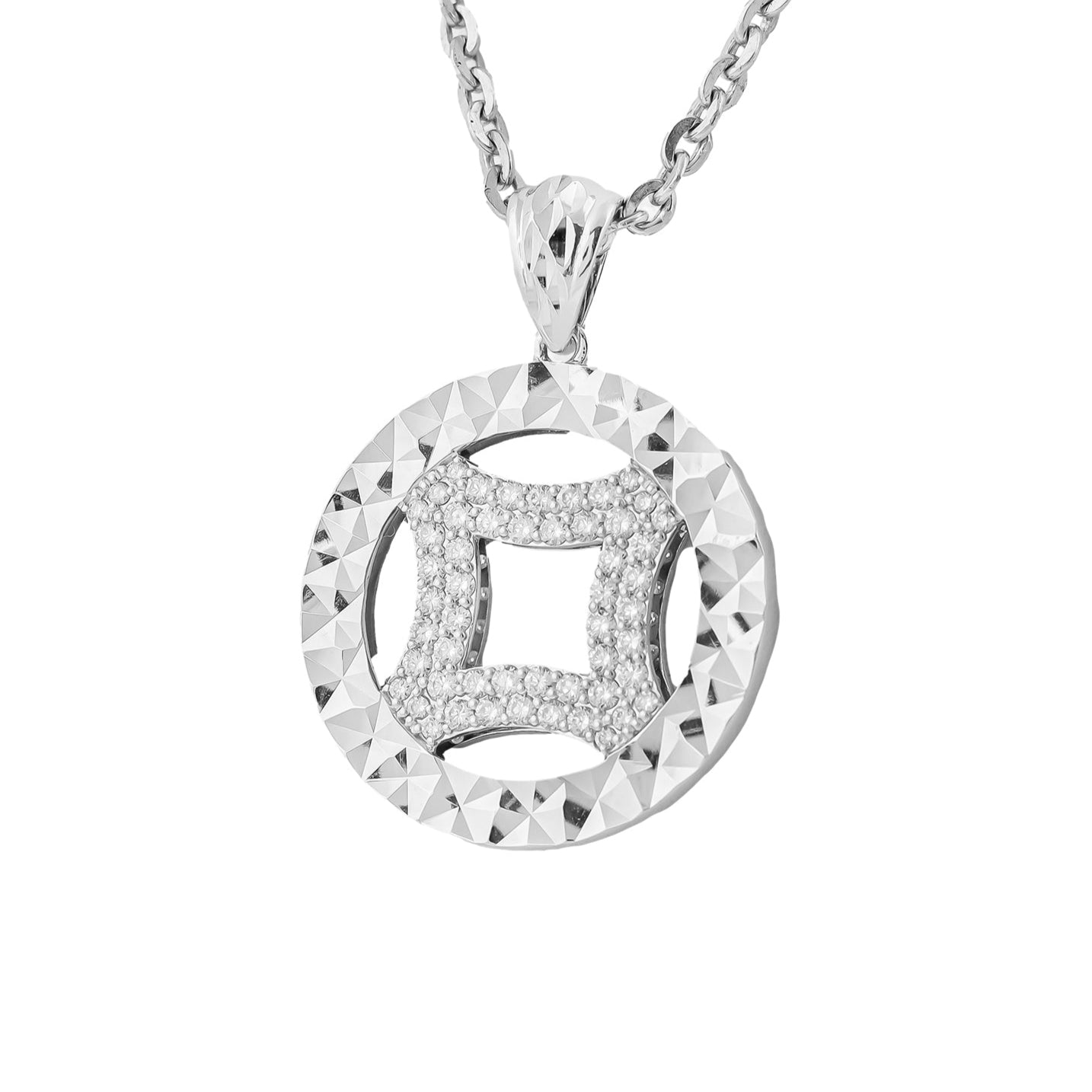 Mặt Dây Chuyền Kim Cương P11083 - Hung Phat USA VN