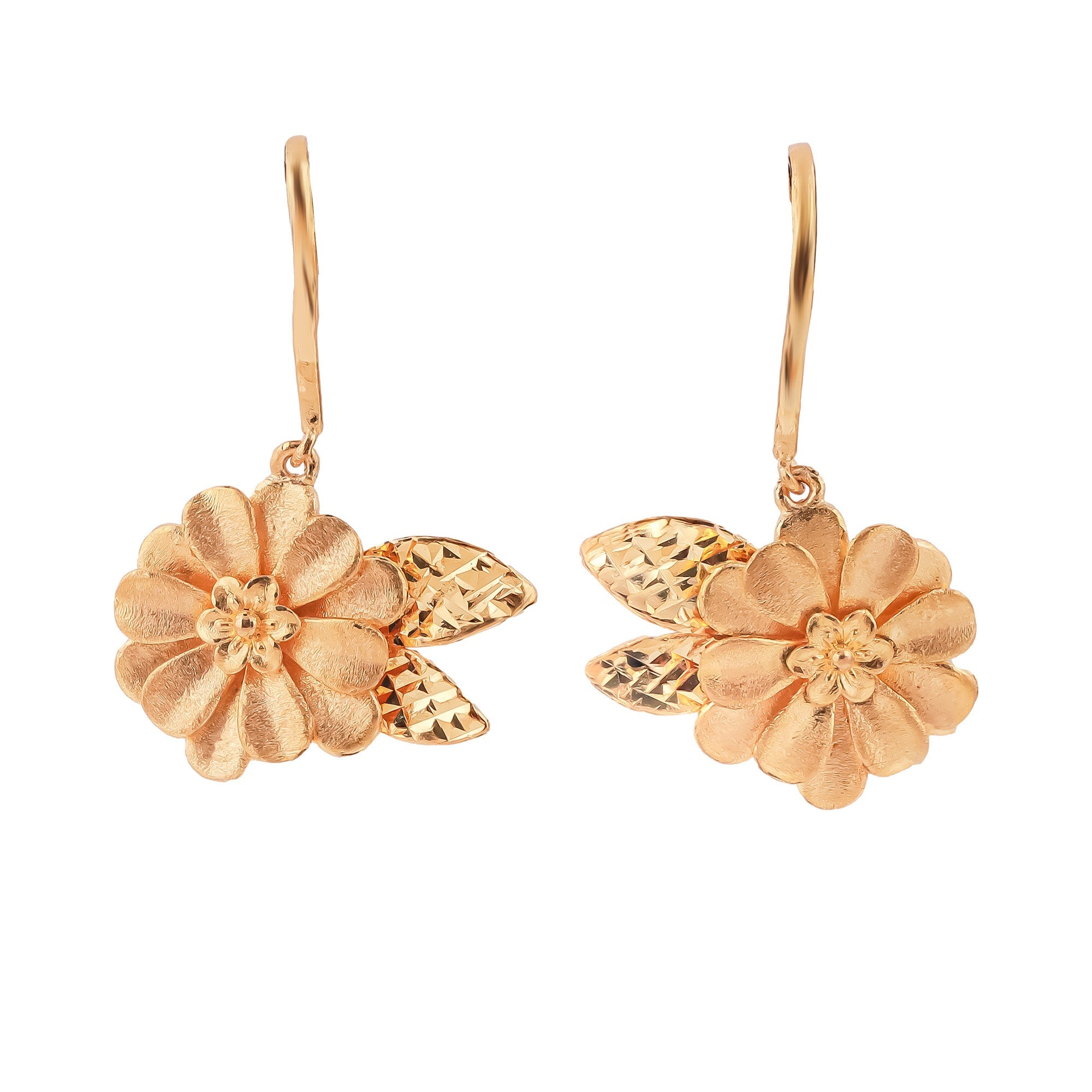 Bông Tai Vàng 24K E10935 - Hung Phat USA VN