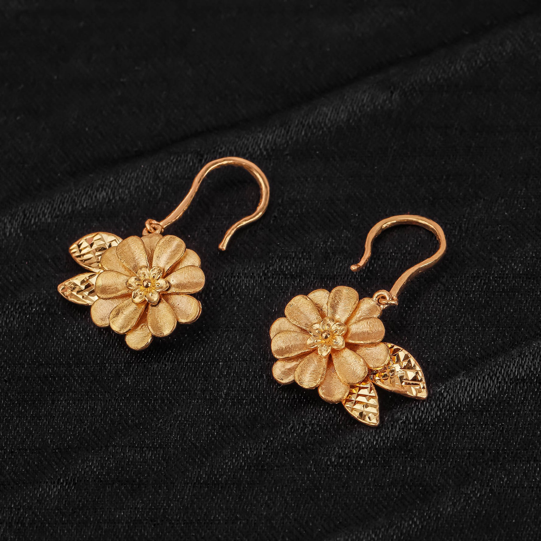 Bông Tai Vàng 24K E10935 - Hung Phat USA VN