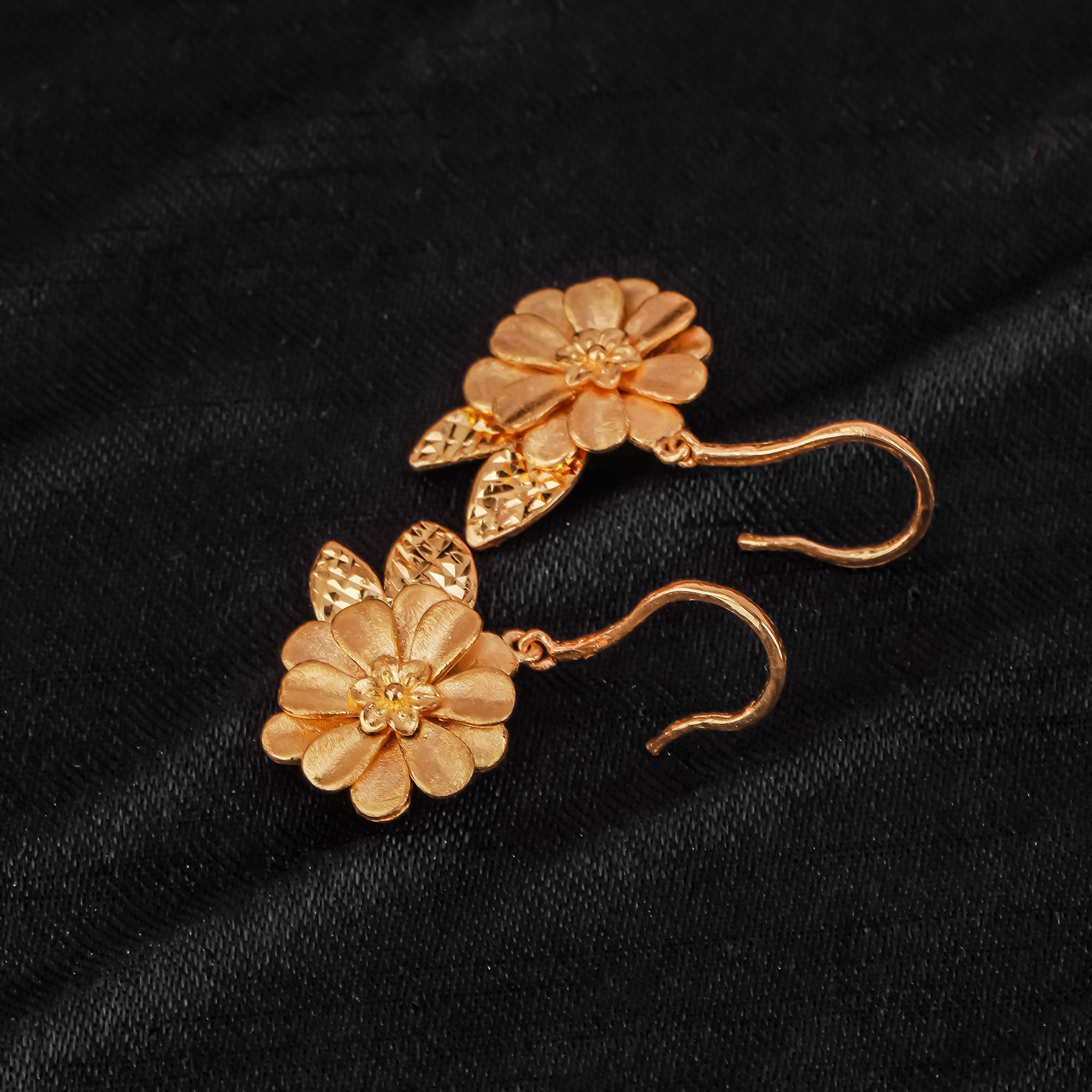 Bông Tai Vàng 24K E10935 - Hung Phat USA VN