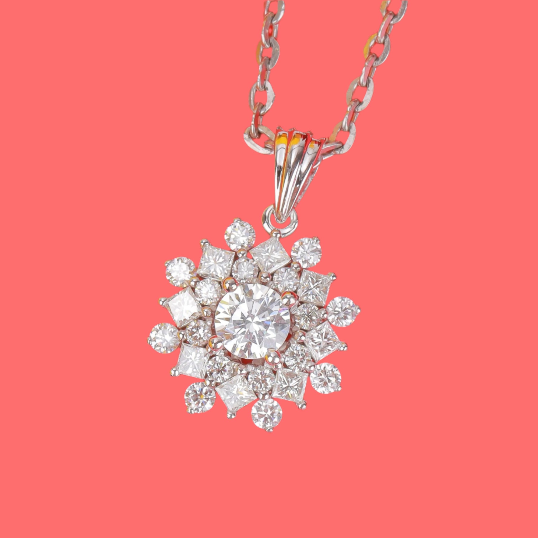 Vỏ Mặt Dây Chuyền Kim Cương P10290