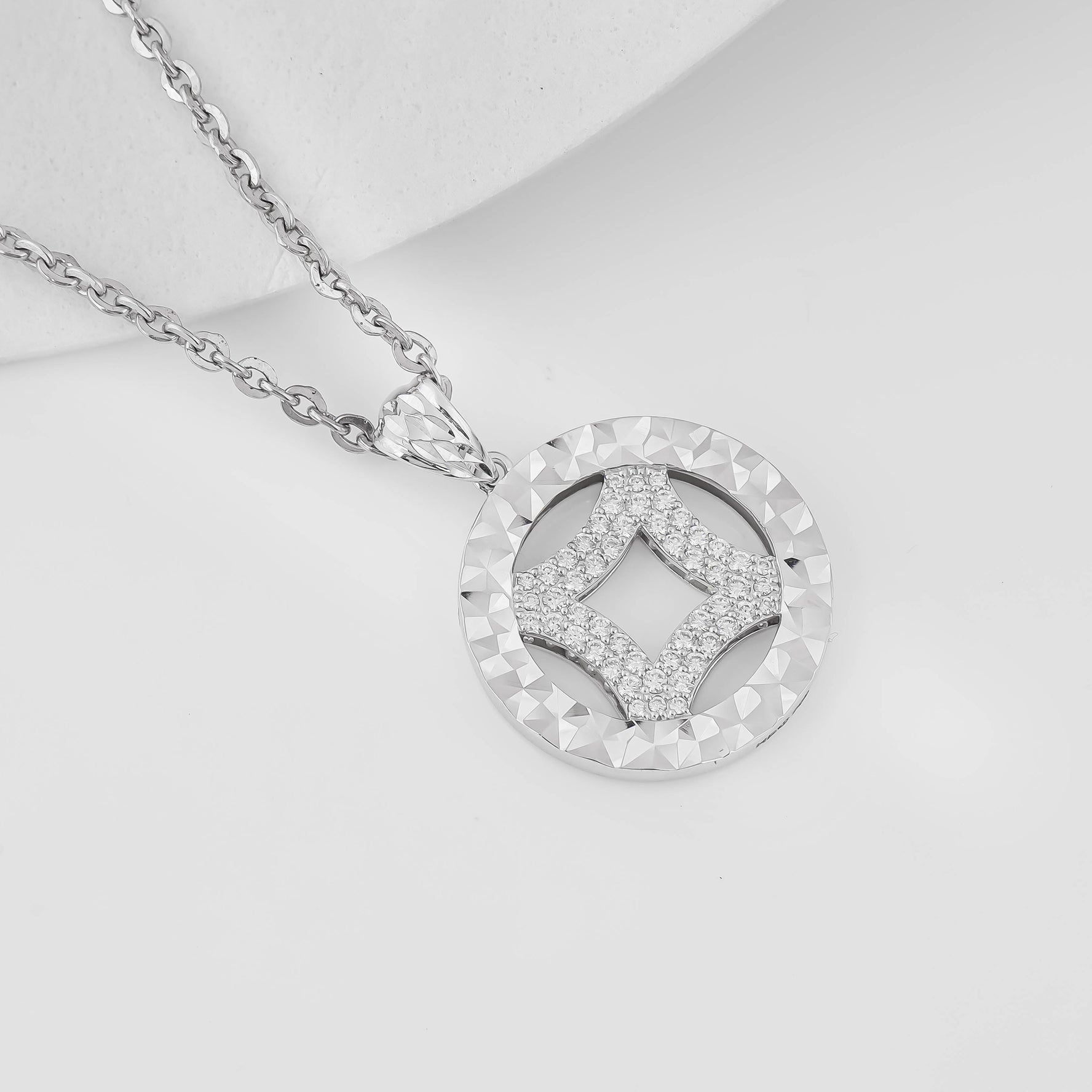 Mặt Dây Chuyền Kim Cương P11083 - Hung Phat USA VN