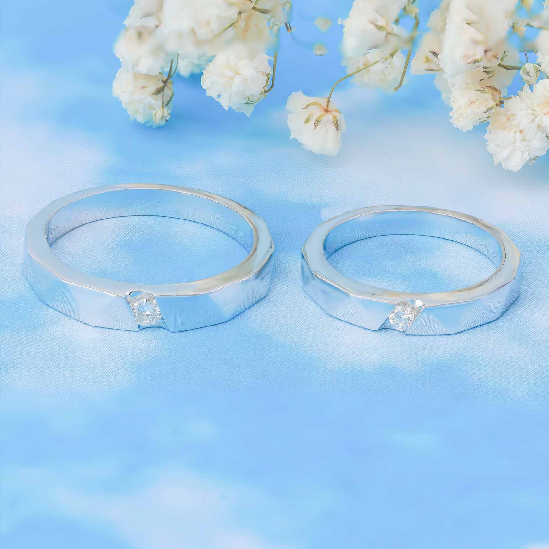 Nhẫn Cưới Kim Cương D10129