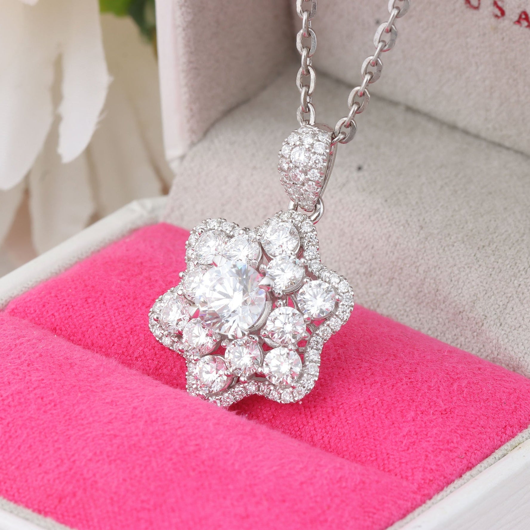 Vỏ Mặt Dây Chuyền Kim Cương P10929