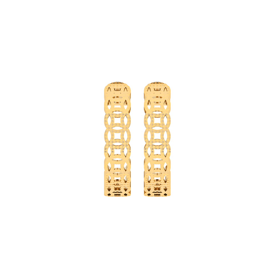 Bông Tai Vàng 18K E10752 - Hung Phat USA VN