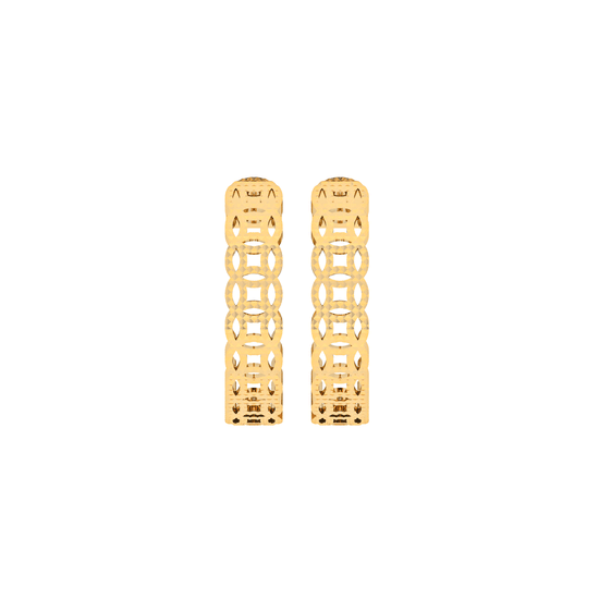 Bông Tai Vàng 18K E10752 - Hung Phat USA VN