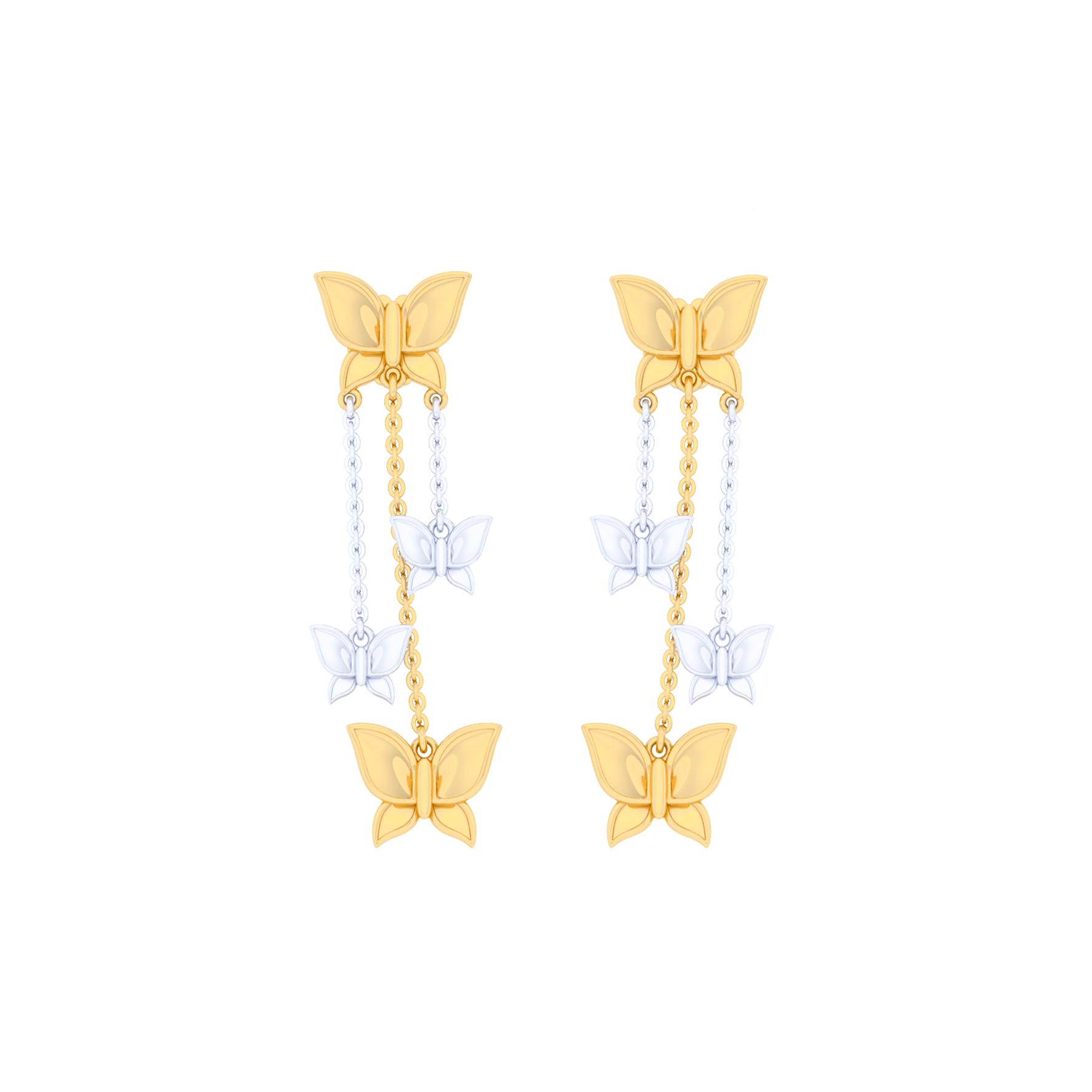 Bông Tai Vàng 18K E10842 - Hung Phat USA VN