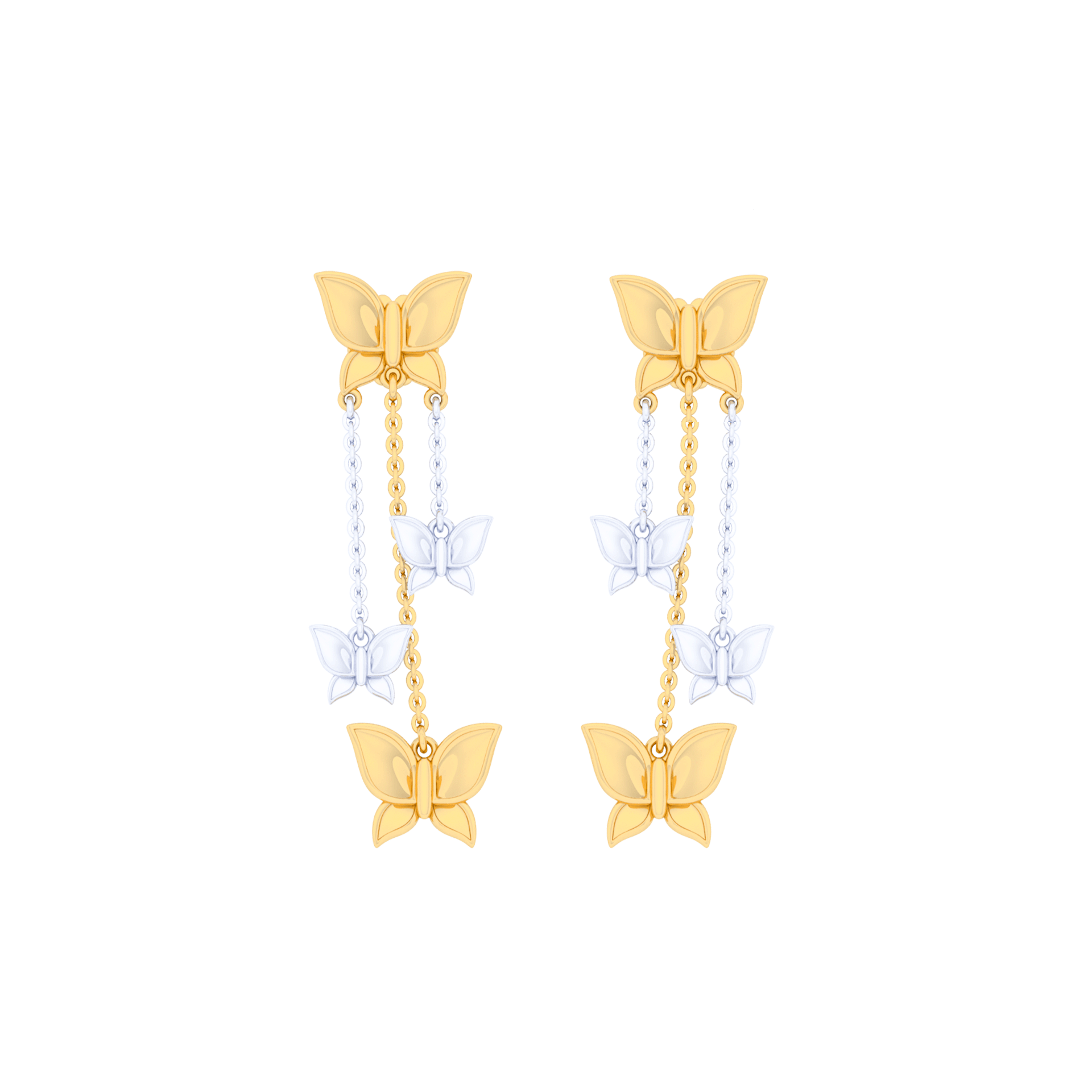 Bông Tai Vàng 18K E10842 - Hung Phat USA VN