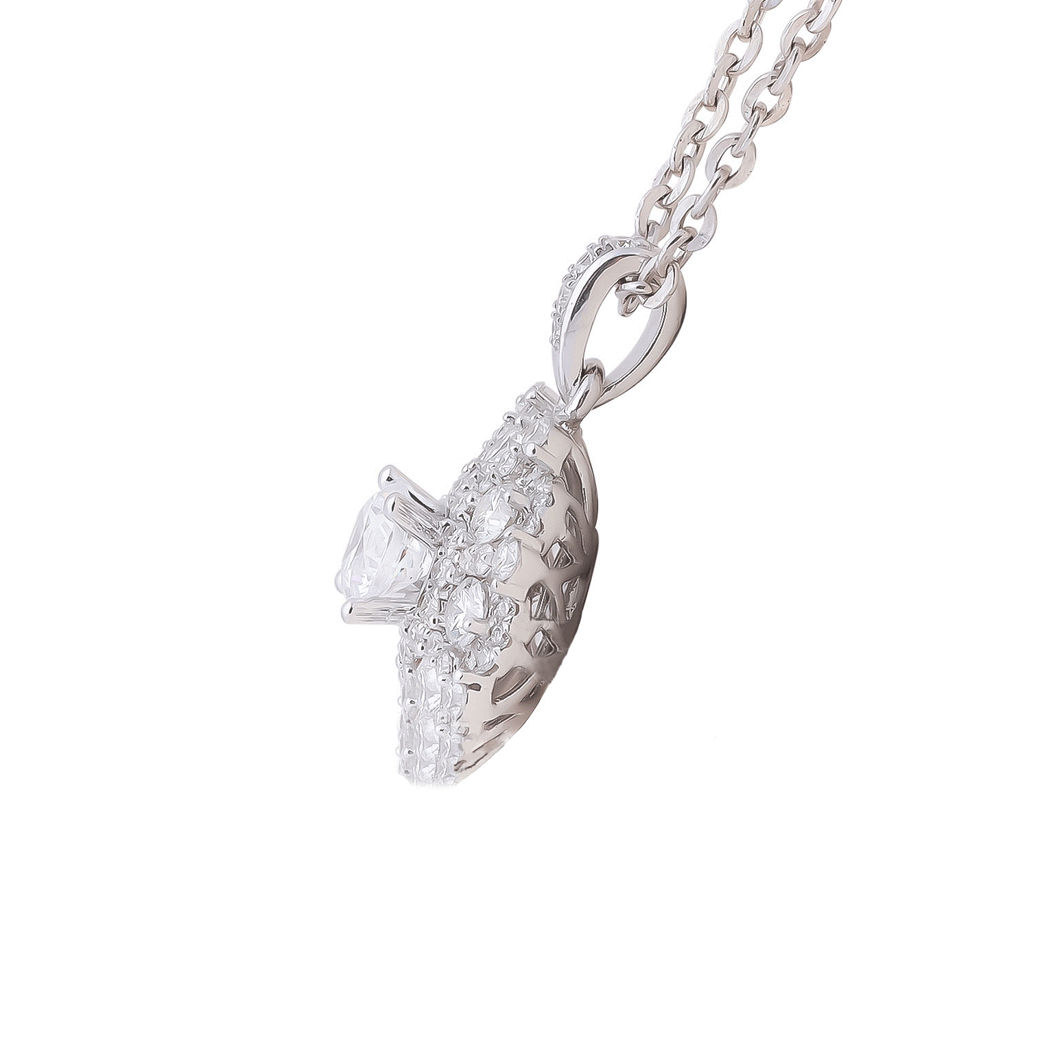 Vỏ Mặt Dây Chuyền Kim Cương P10915 - Hung Phat USA VN