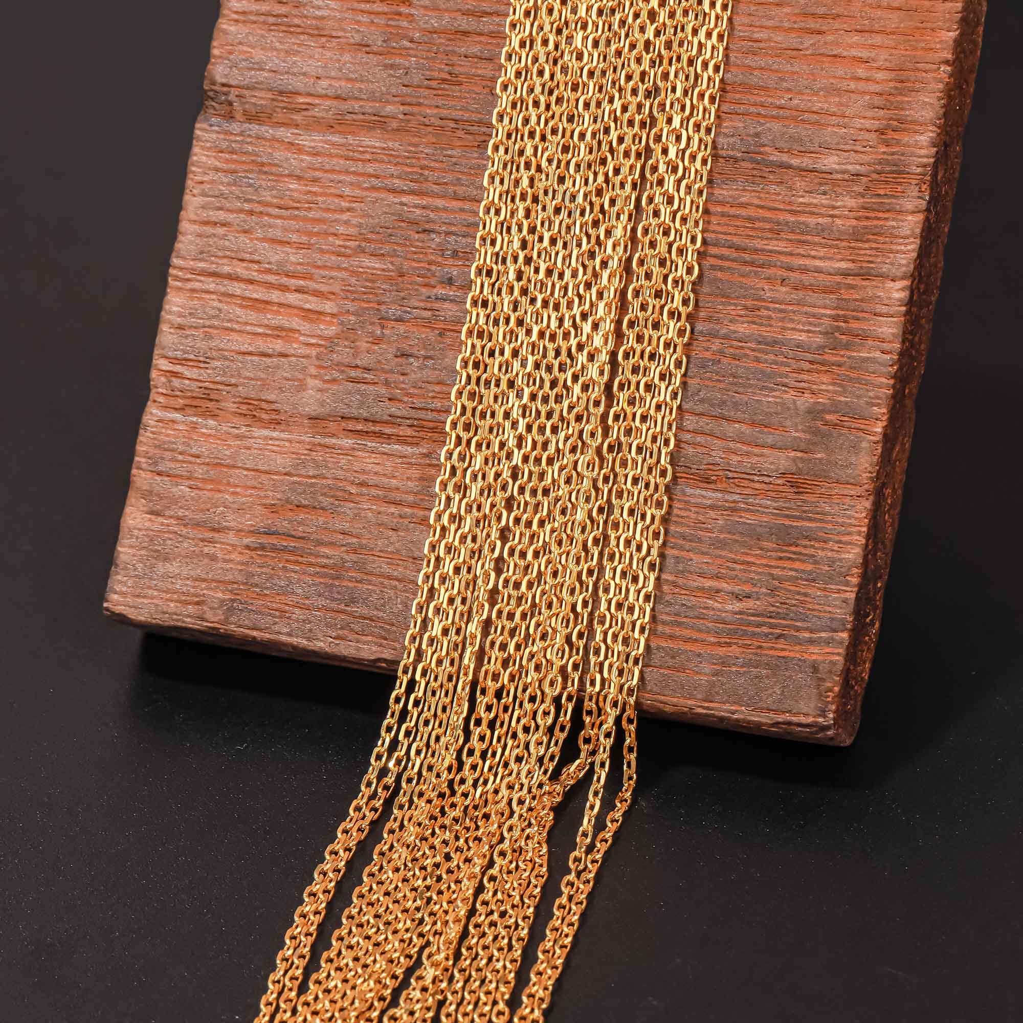 Dây Chuyền Vàng 18K CY40CA1 - Hung Phat USA VN