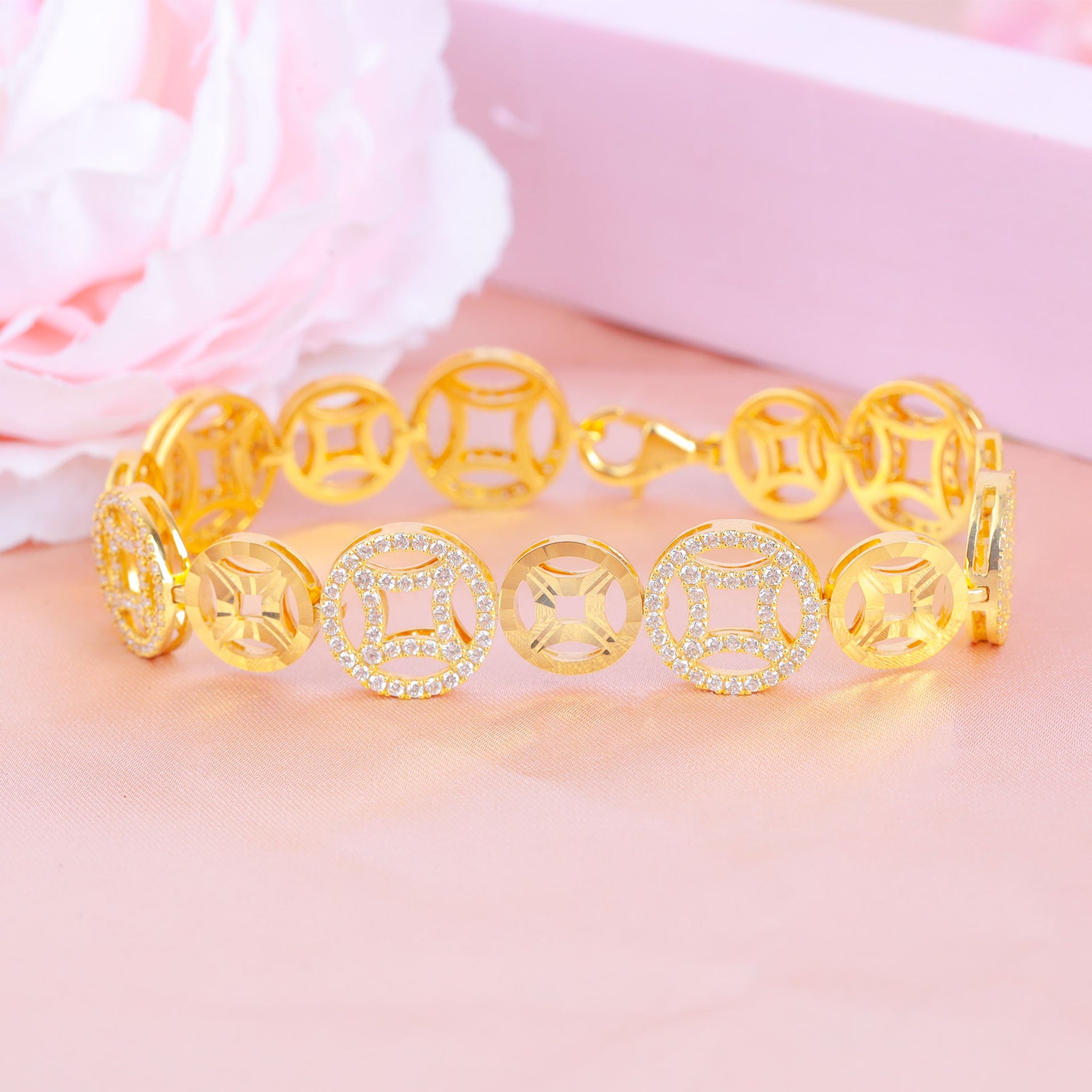 Lắc Tay Kim Cương L10387 - Hung Phat USA VN