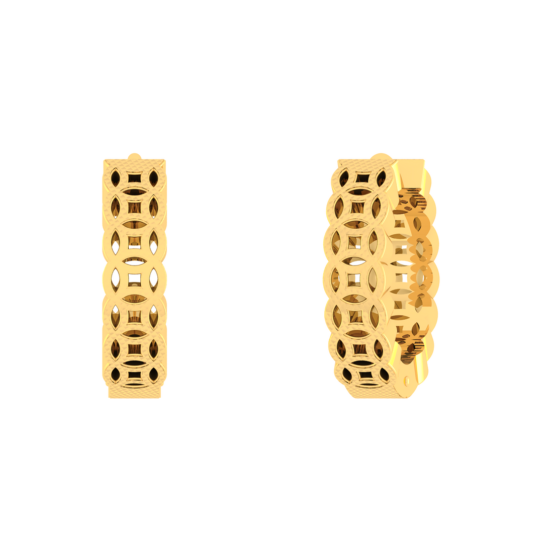 Bông Tai Vàng 24K E10680 - Hung Phat USA VN