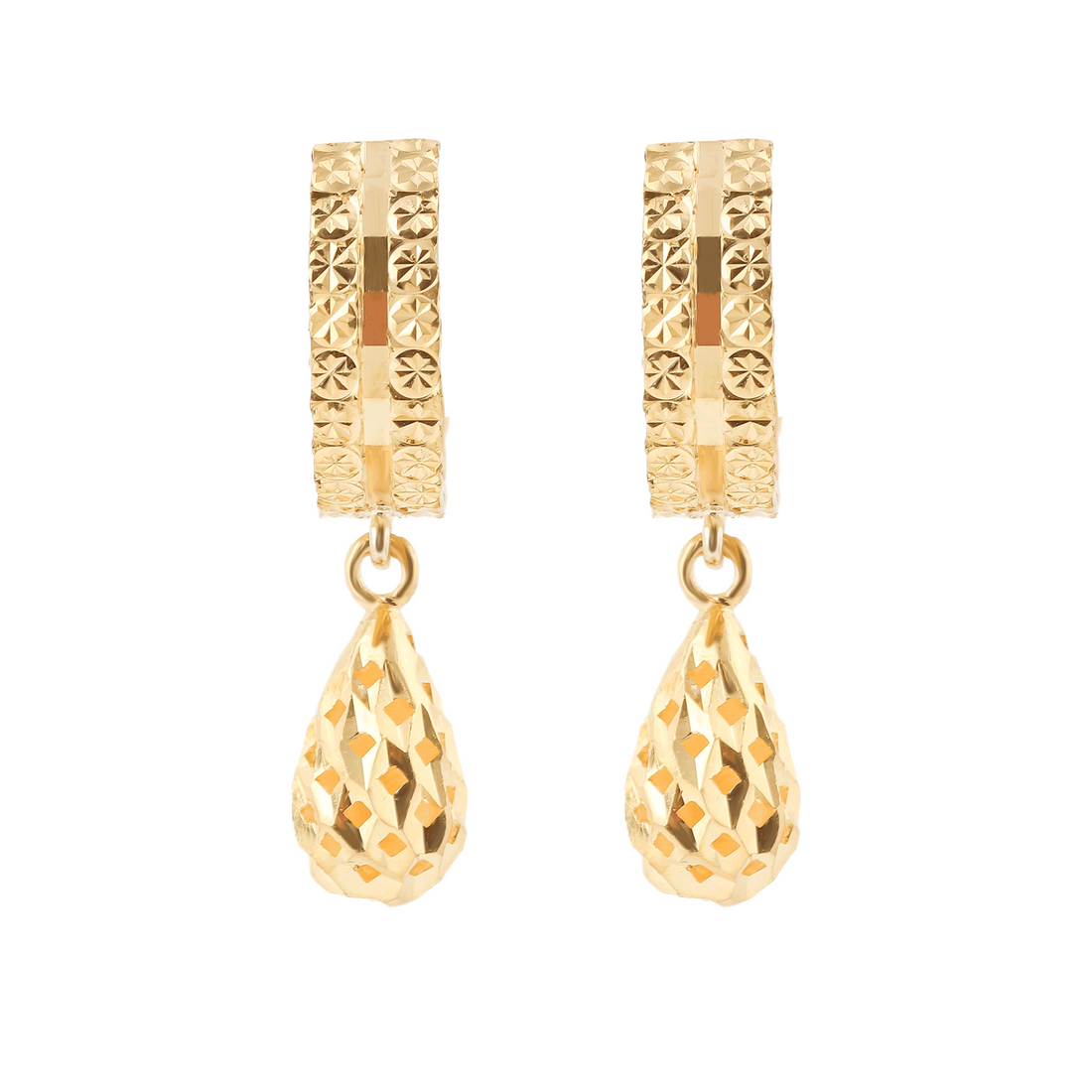 Bông Tai Vàng 24K E10886 - Hung Phat USA VN