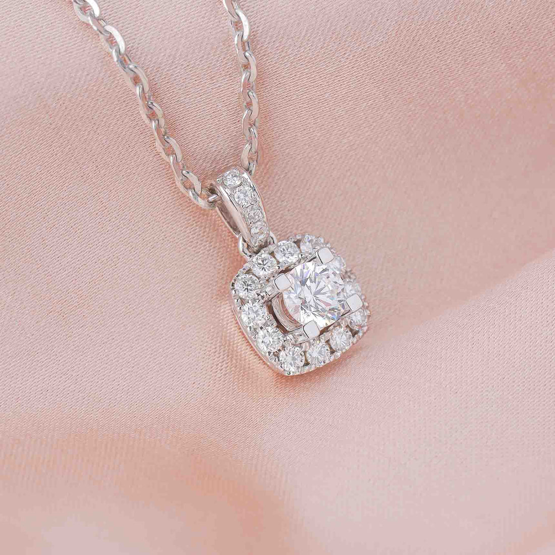 Vỏ Mặt Dây Chuyền Kim Cương P10491