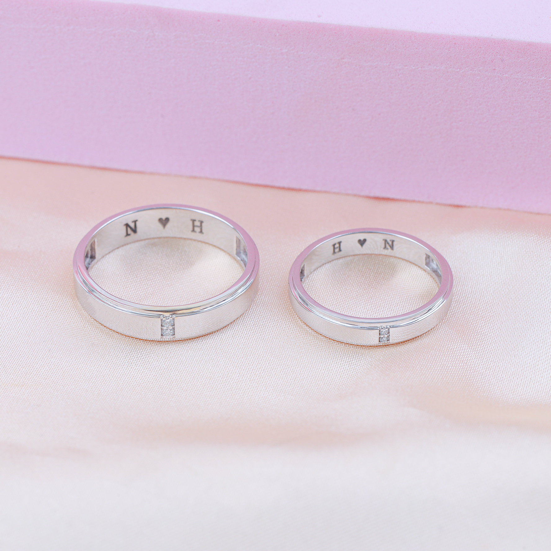 Nhẫn Cưới Kim Cương D10026