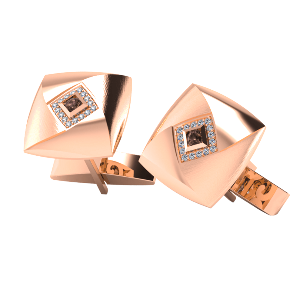 Khuy Măng Sét Kim Cương K10004 - Hung Phat USA VN