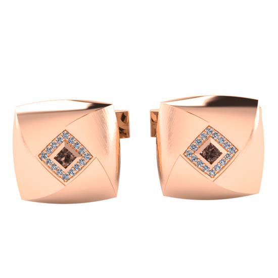 Khuy Măng Sét Kim Cương K10004 - Hung Phat USA VN