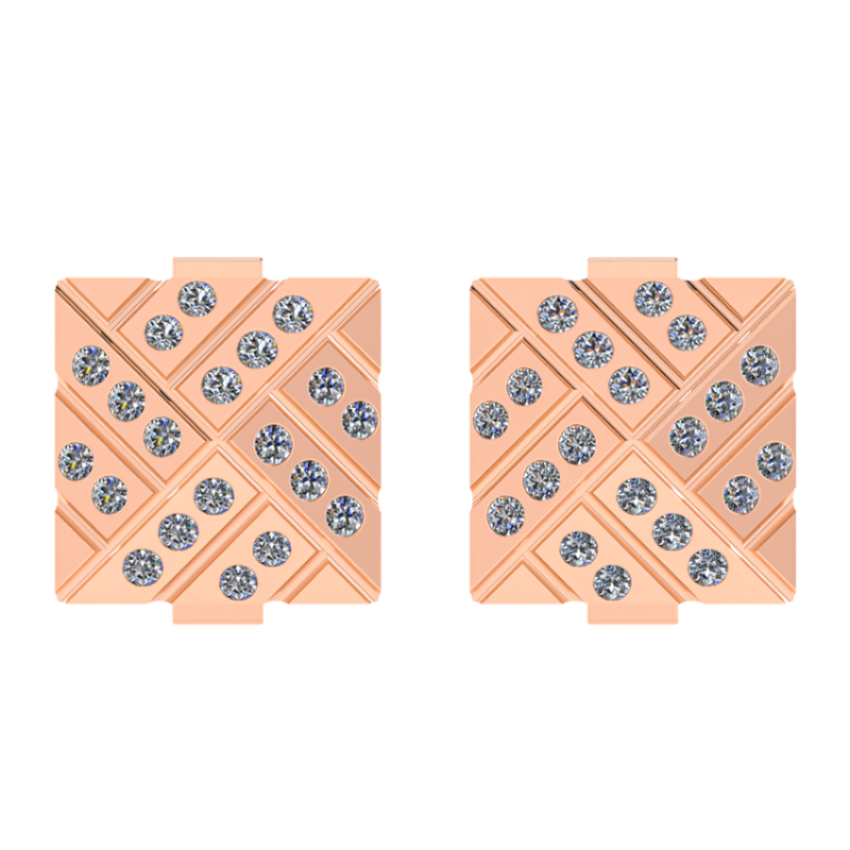 Khuy Măng Sét Kim Cương K10005 - Hung Phat USA VN