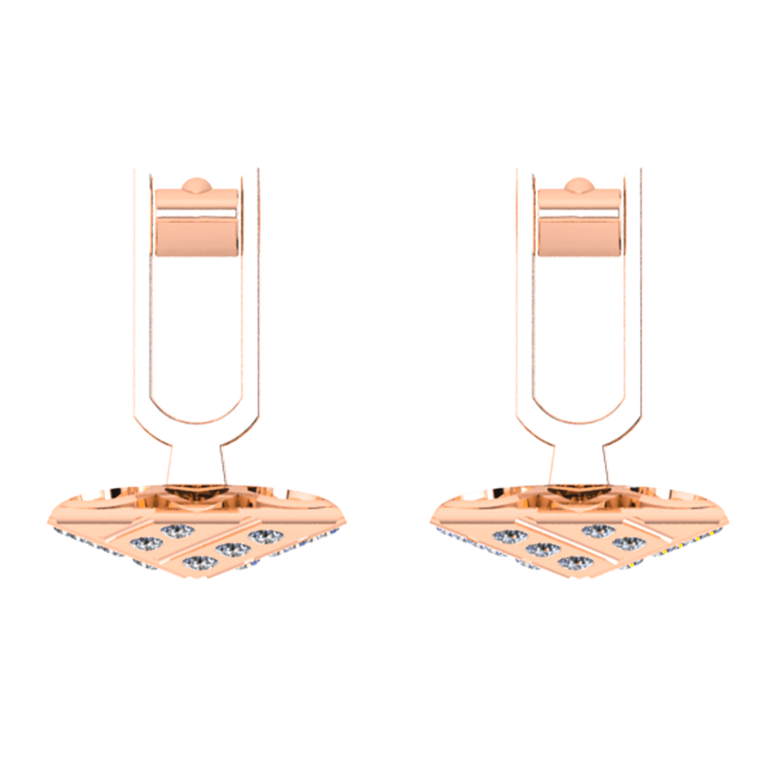 Khuy Măng Sét Kim Cương K10005 - Hung Phat USA VN