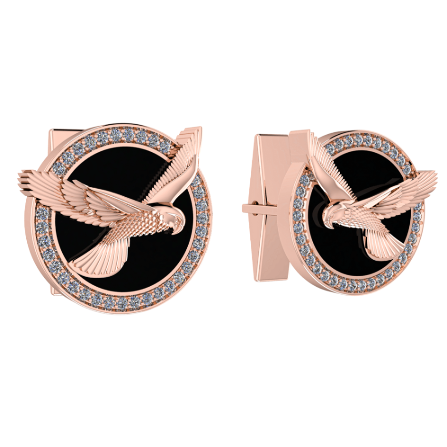 Khuy Măng Sét Kim Cương K10006 - Hung Phat USA VN