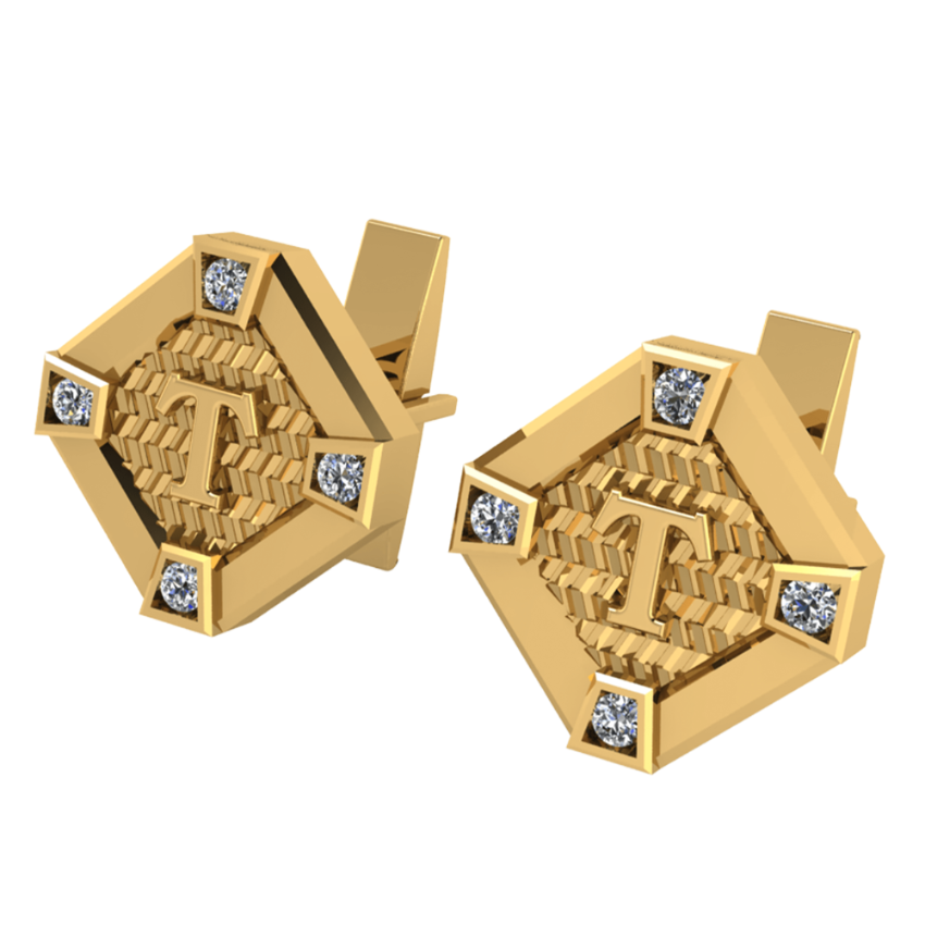 Khuy Măng Sét Kim Cương K10008 - Hung Phat USA VN