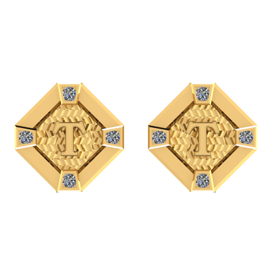 Khuy Măng Sét Kim Cương K10008 - Hung Phat USA VN