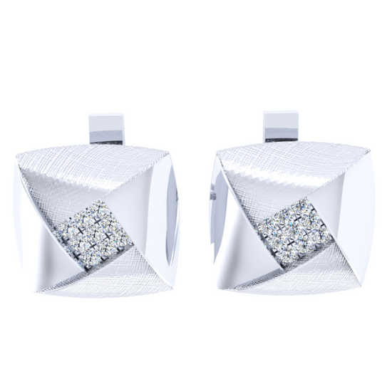 Khuy Măng Sét Kim Cương K10010 - Hung Phat USA VN