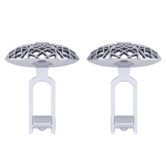 Khuy Măng Sét Kim Cương K10013 - Hung Phat USA VN