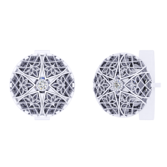 Khuy Măng Sét Kim Cương K10013 - Hung Phat USA VN