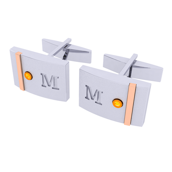 Khuy Măng Sét Kim Cương K10015 - Hung Phat USA VN