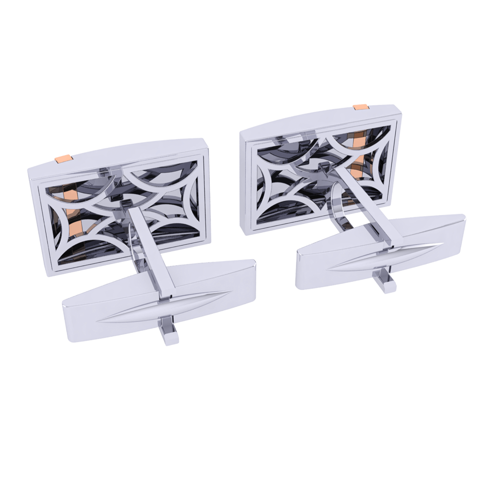 Khuy Măng Sét Kim Cương K10015 - Hung Phat USA VN