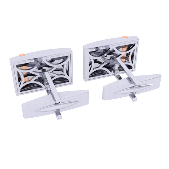 Khuy Măng Sét Kim Cương K10015 - Hung Phat USA VN