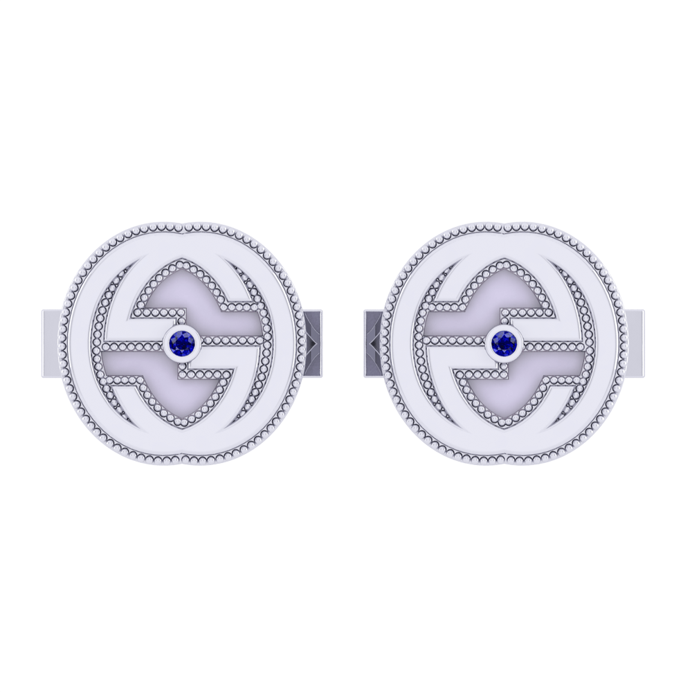 Khuy Măng Sét Kim Cương K10018 - Hung Phat USA VN