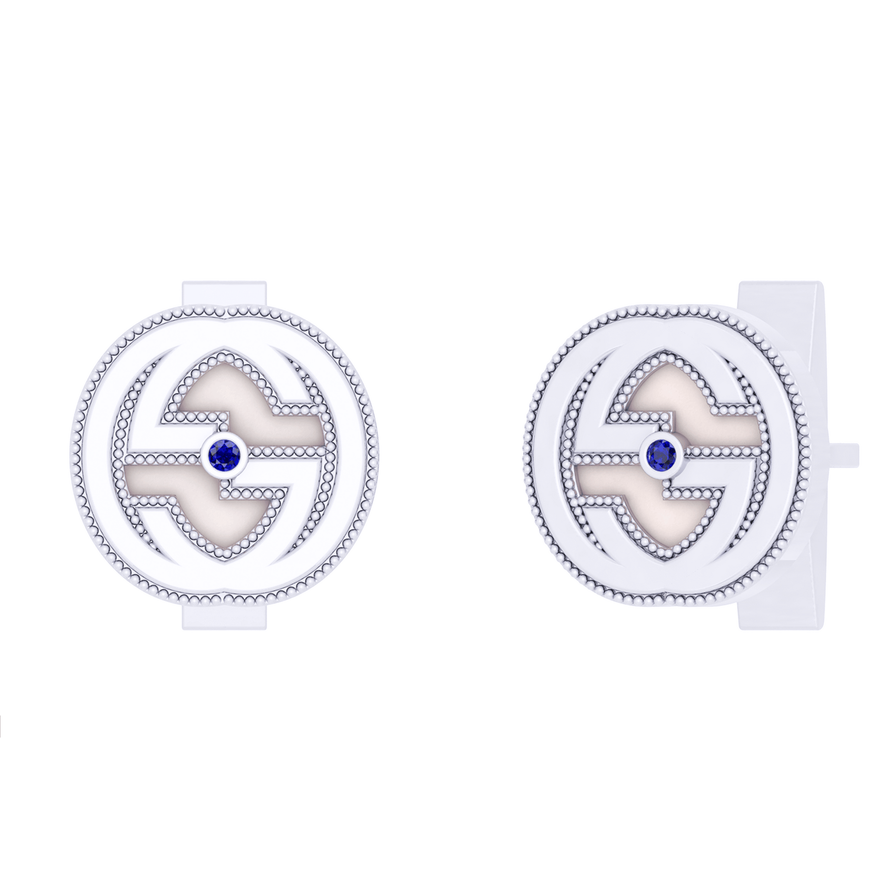 Khuy Măng Sét Kim Cương K10018 - Hung Phat USA VN