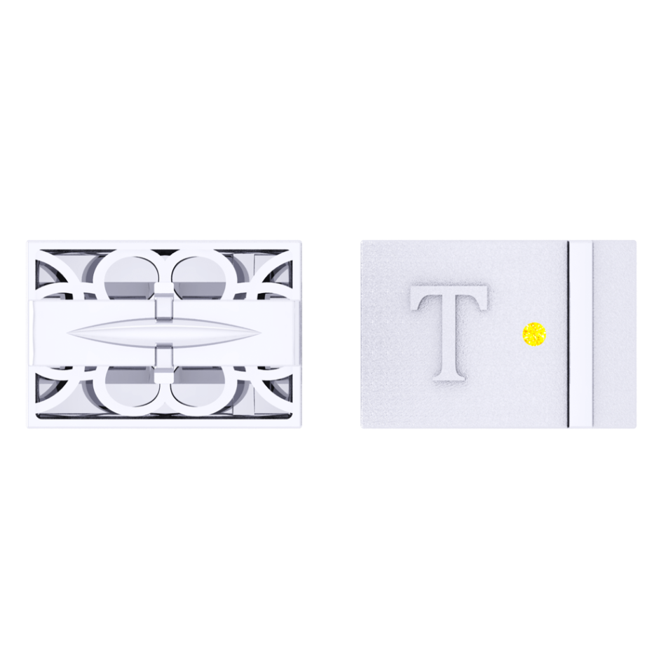 Khuy Măng Sét Kim Cương K10023 - Hung Phat USA VN