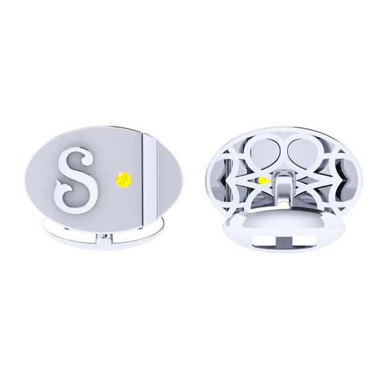 Khuy Măng Sét Kim Cương K10030 - Hung Phat USA VN