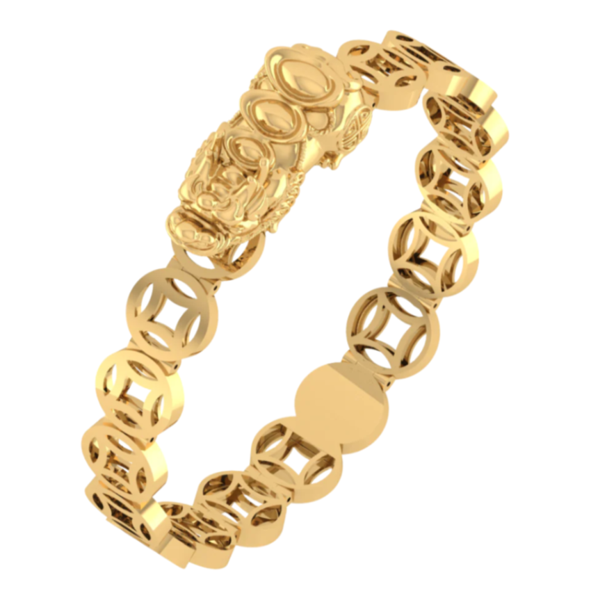 Lắc Tay Vàng 18K L10480 - Hung Phat USA VN