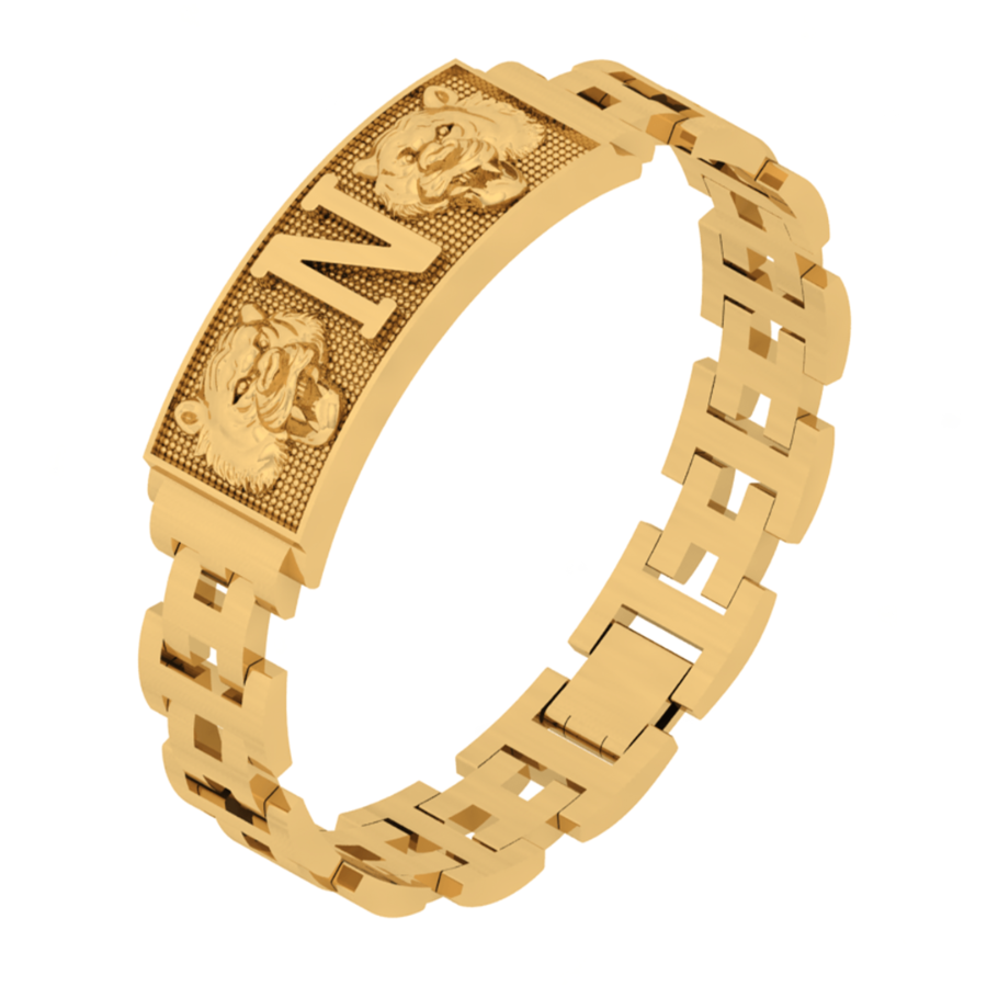 Lắc Tay Vàng 24K Nam L10410 - Hung Phat USA VN