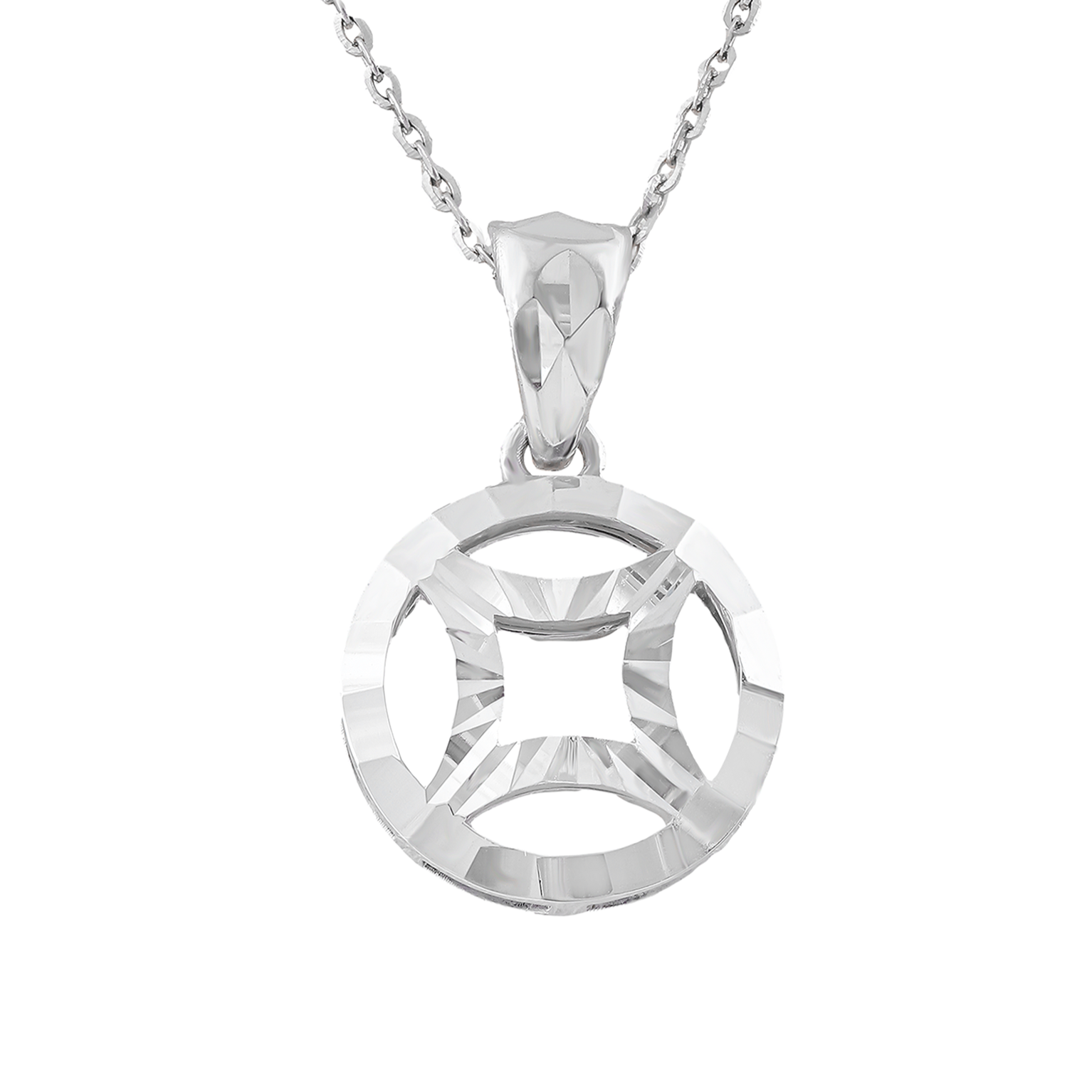 Mặt Dây Chuyền Vàng 18K P10815 - Hung Phat USA VN