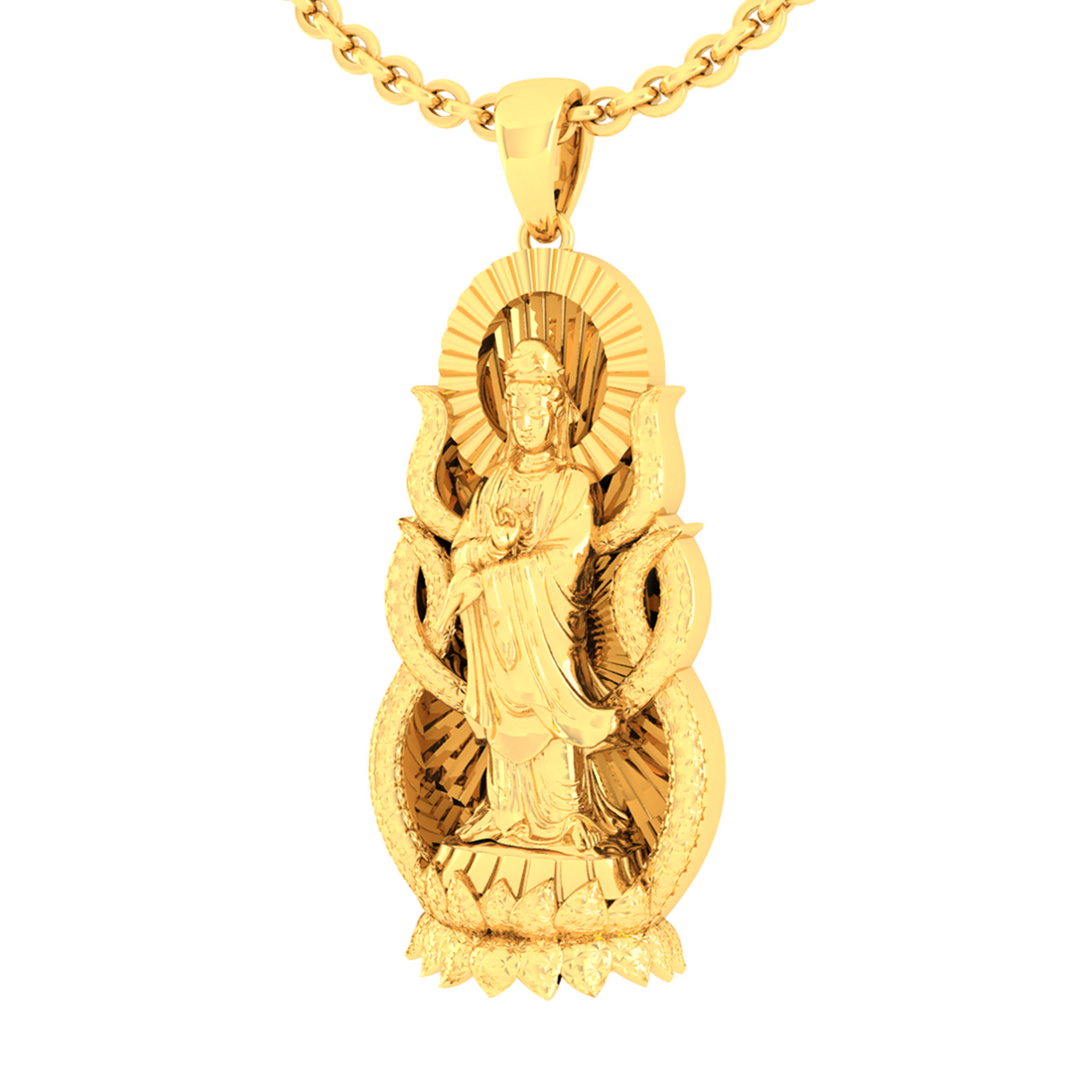 Mặt Dây Chuyền Vàng 24K P10791 - Hung Phat USA VN