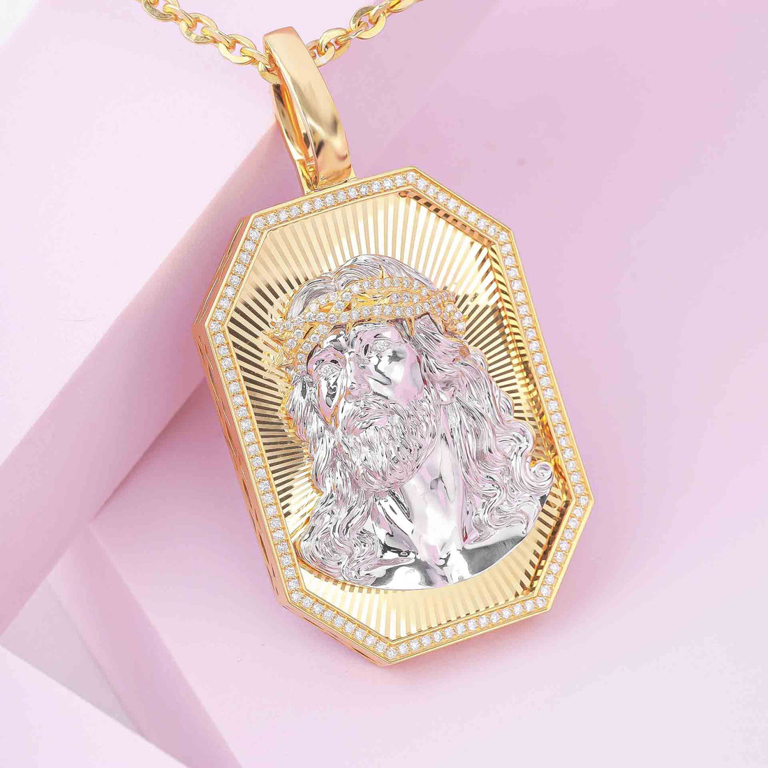 Mặt Dây Kim Cương Nam P10596