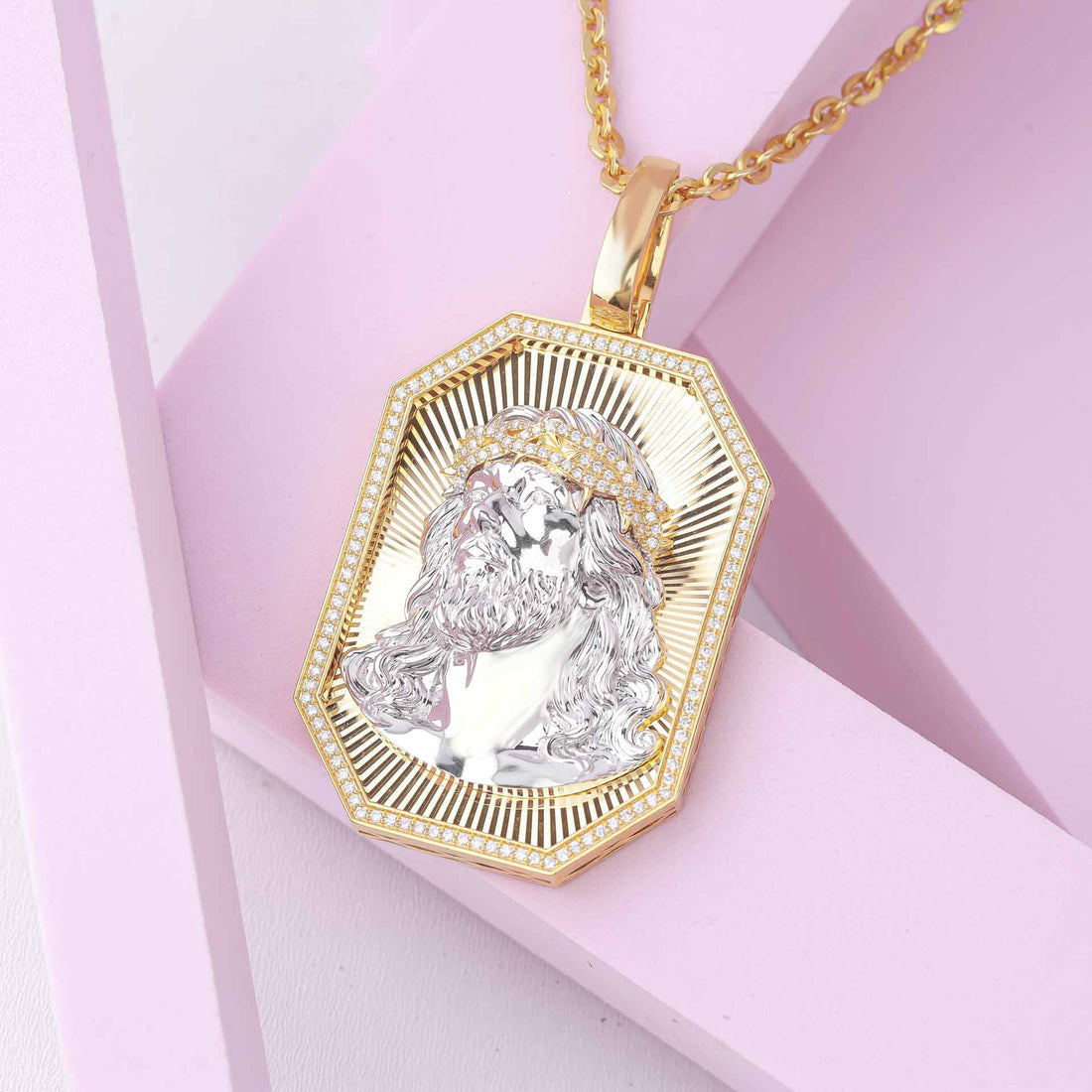 Mặt Dây Kim Cương Nam P10596