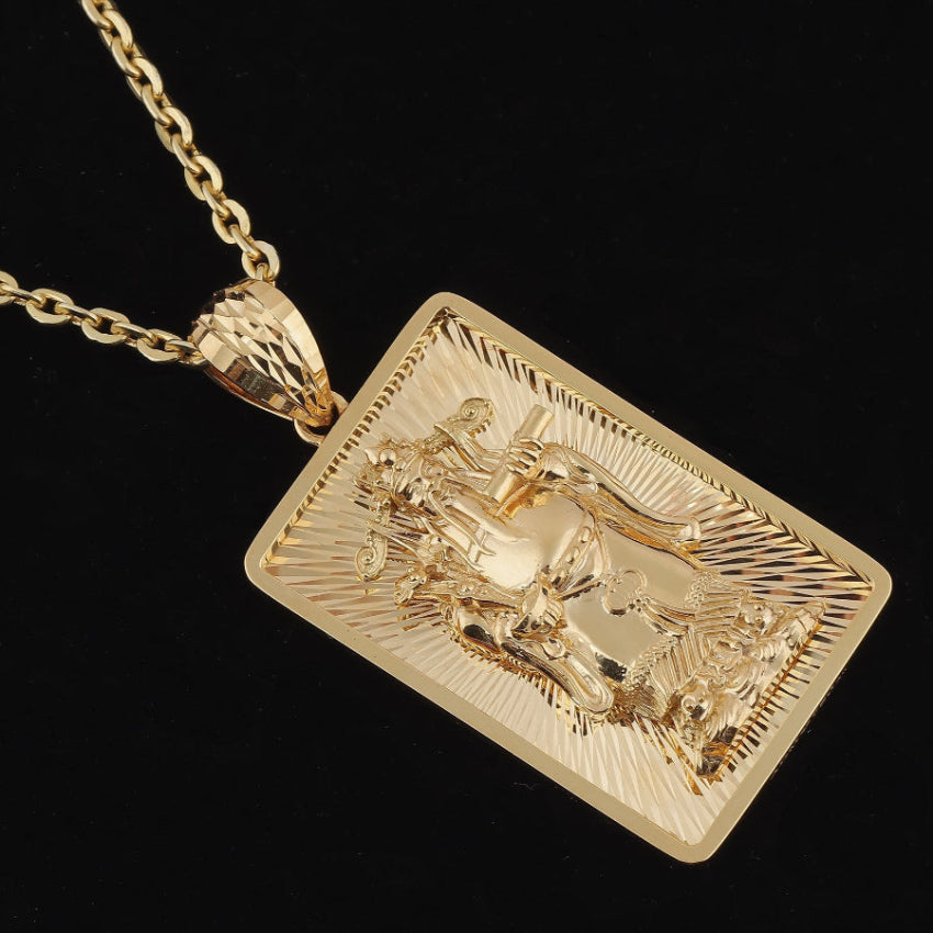 Mặt Dây Vàng 18K Nam P10814