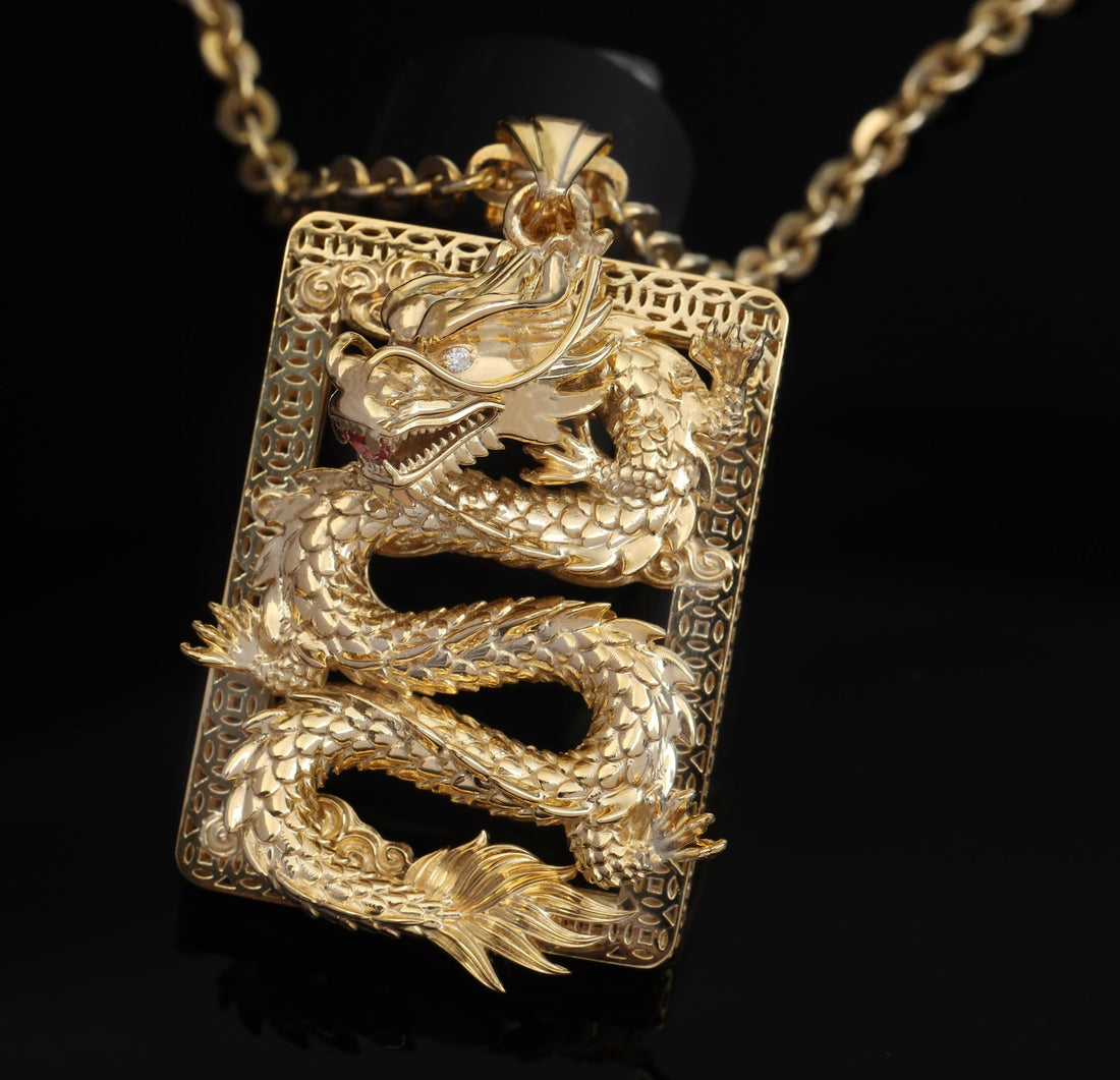 Mặt Dây Vàng 18K Nam P11122