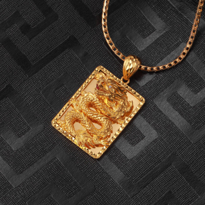 Mặt Dây Vàng 24K Nam P11046 - Hung Phat USA VN