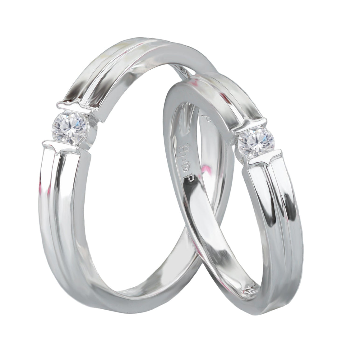 Nhẫn Cưới Kim Cương D10088