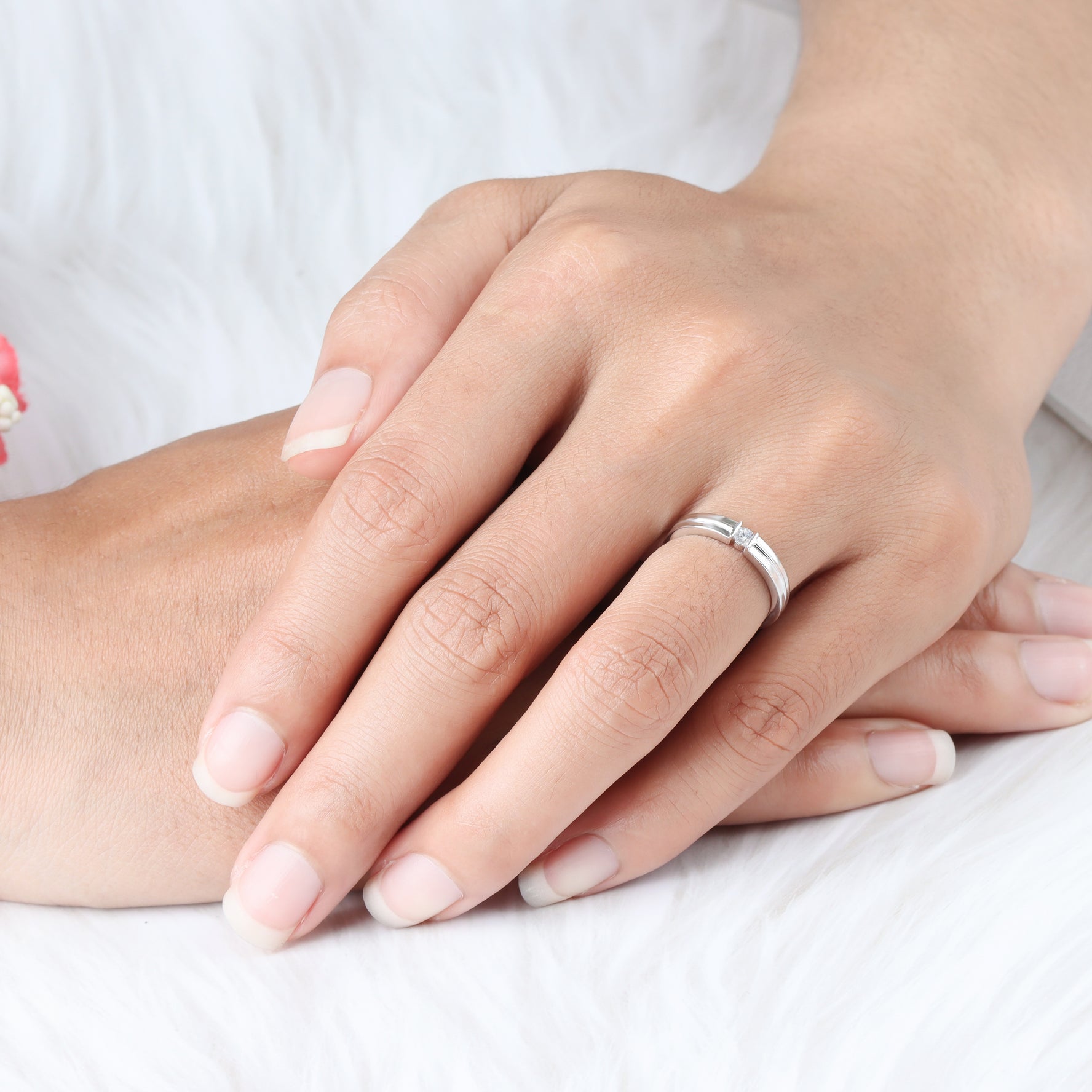 Nhẫn Cưới Kim Cương D10088