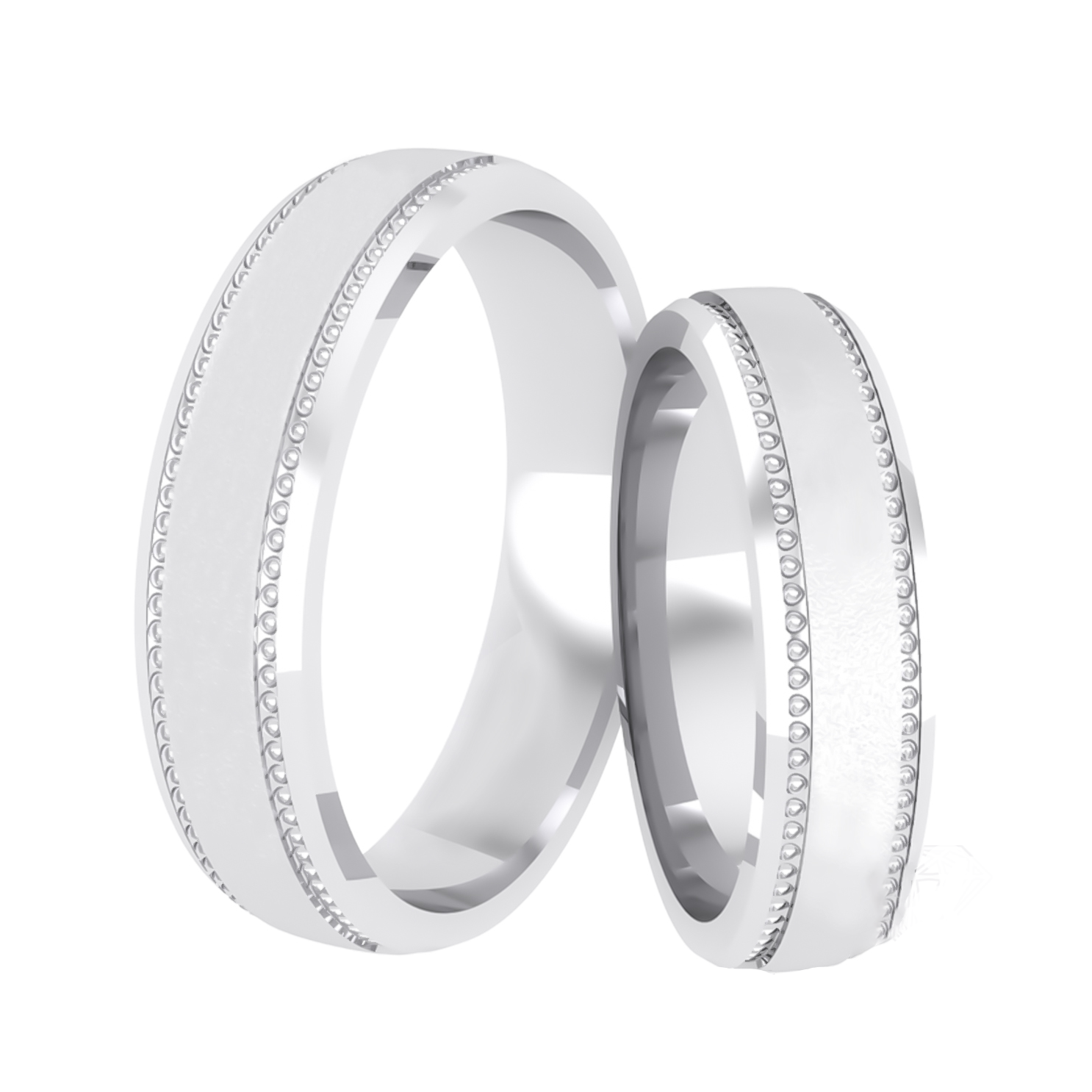 Nhẫn Cưới Vàng 18K D10021