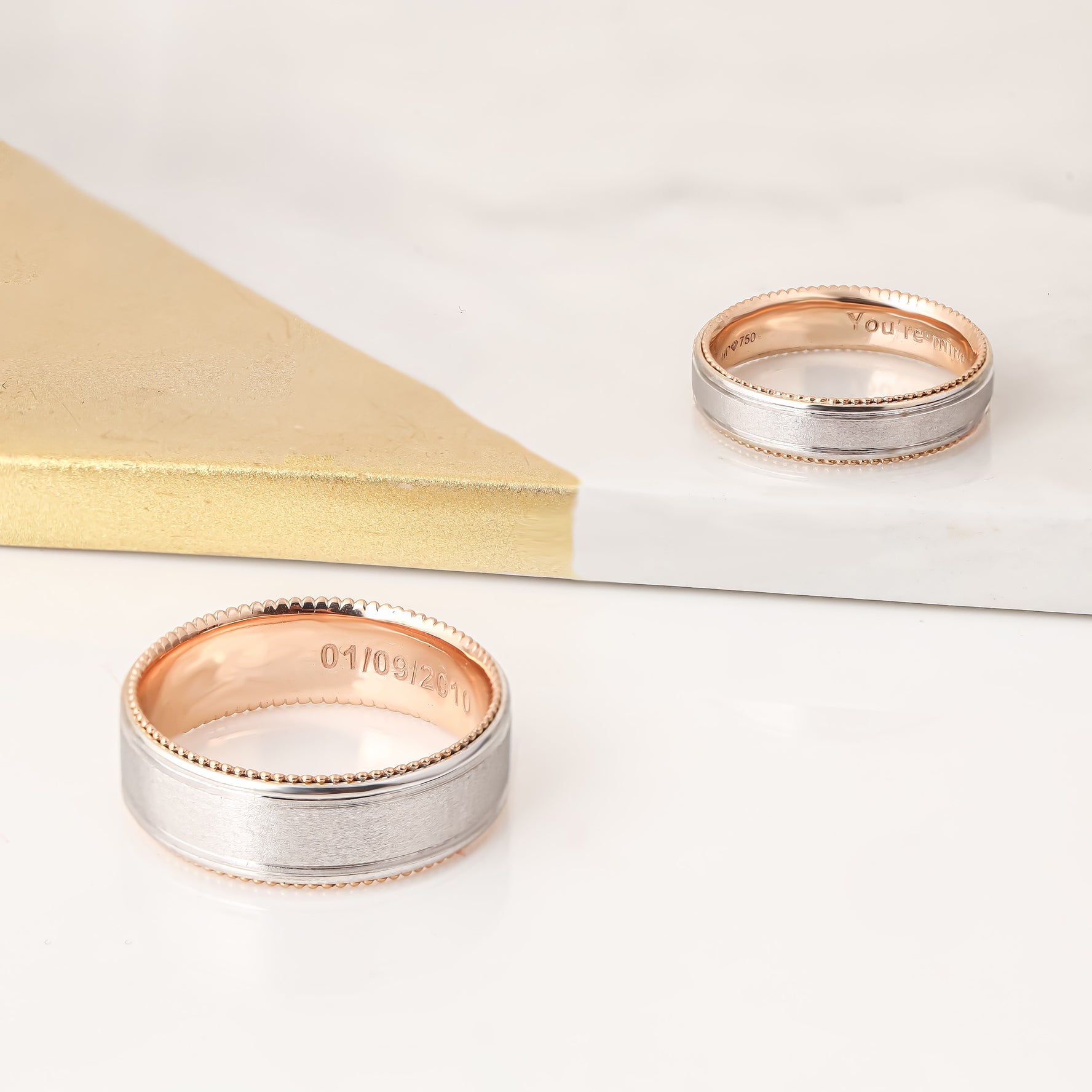Nhẫn Cưới Vàng 18K D10934